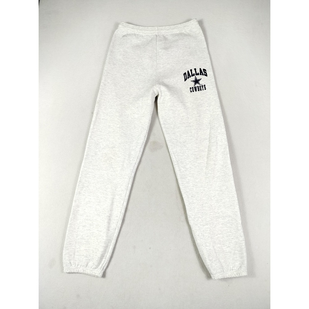 Vintage Dallas‎ Cowboys Pants Mens Medium White NFL Sweatpants Bike USA 90s